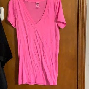 Practically new Hot pink v neck